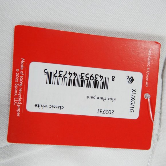 SPANX On-The-Go Kick Flare Pull-on PANTS Size XL Tall White Stretch NEW 20373T - Picture 12 of 13